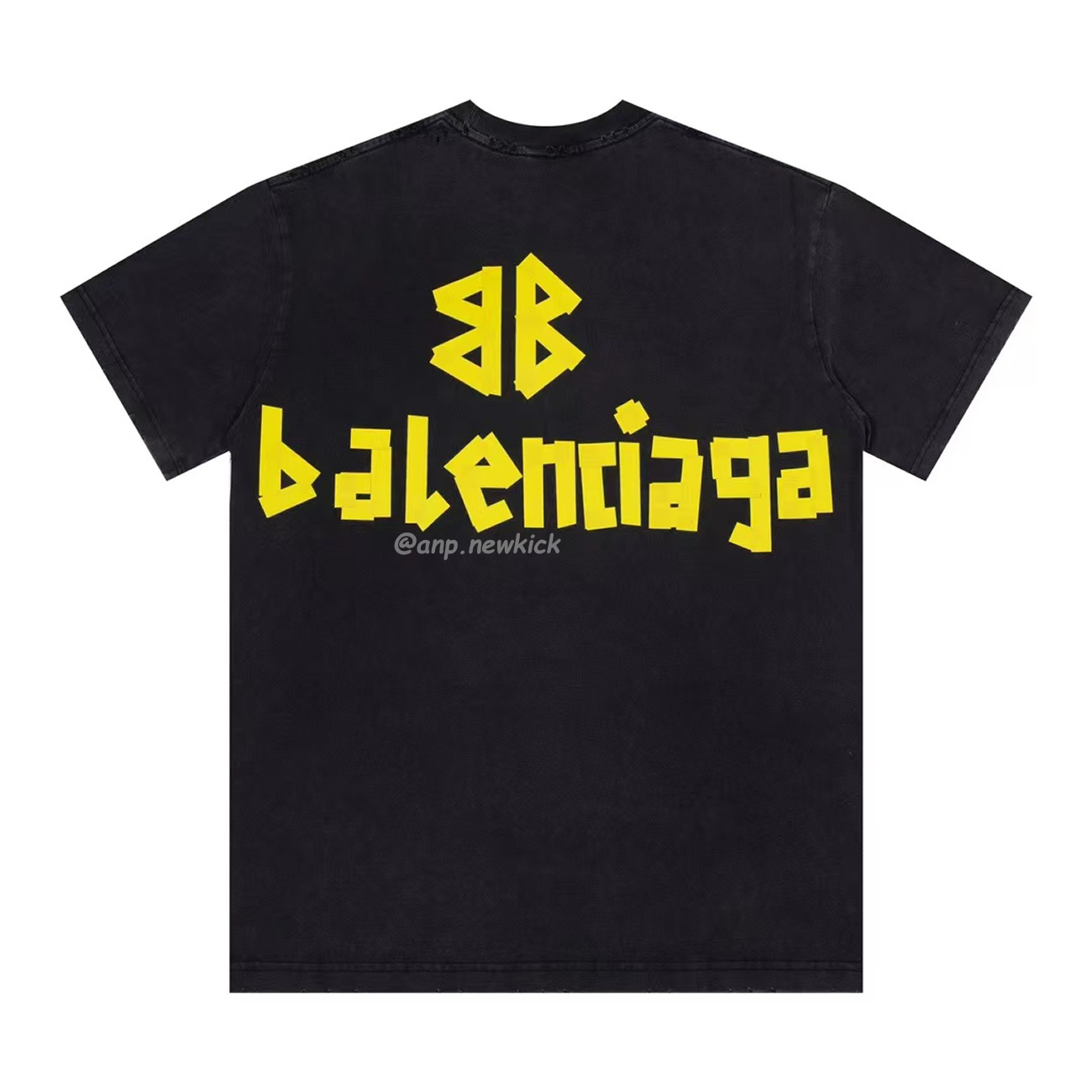 Balenciaga Tape Type T Shirt Black (3) - www.newkick.vip